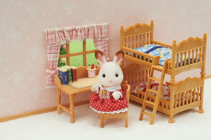 Sylvanian Families Children's Bedroom Set Furniture Playset for Age 3+