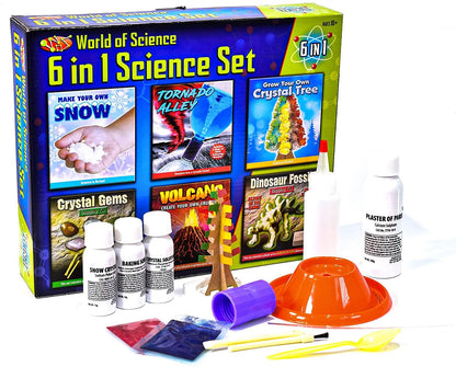 Children's 6-in-1 Home Science Experiment Starter Kit