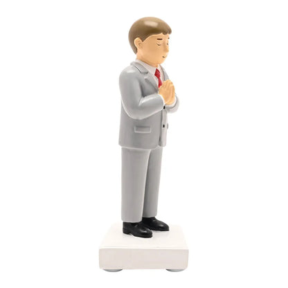 Faith & Hope Figurine - Communion Boy - Brown Hair