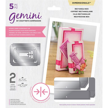 Gemini Dimensionals Double-Sided Die ~ Box Dies