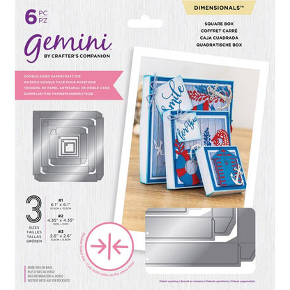 Gemini Dimensionals Double-Sided Die ~ Box Dies