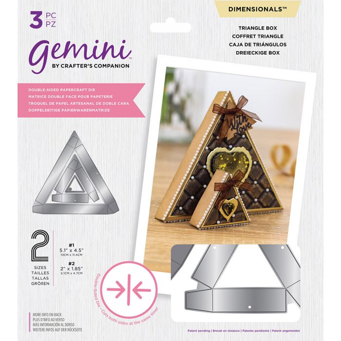 Gemini Dimensionals Double-Sided Die ~ Box Dies