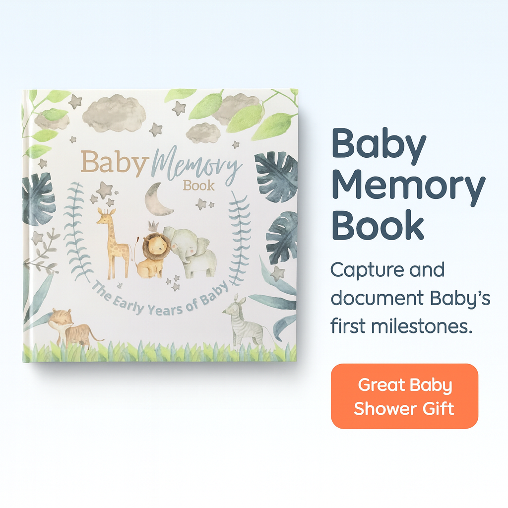 Baby Memory Book - Baby's First Year - First Year Milestones