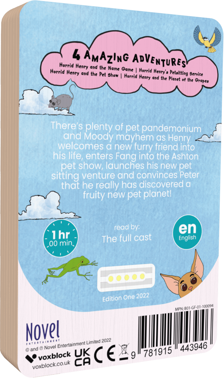 Horrid Henry's Perfect Pet Tales (Audiobook)