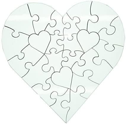 Personalised Wooden Heart Photo Jigsaw ~ Christmas, Birthdays, Baby, Weddings, Holidays