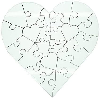 Personalised Wooden Heart Photo Jigsaw ~ Christmas, Birthdays, Baby, Weddings, Holidays