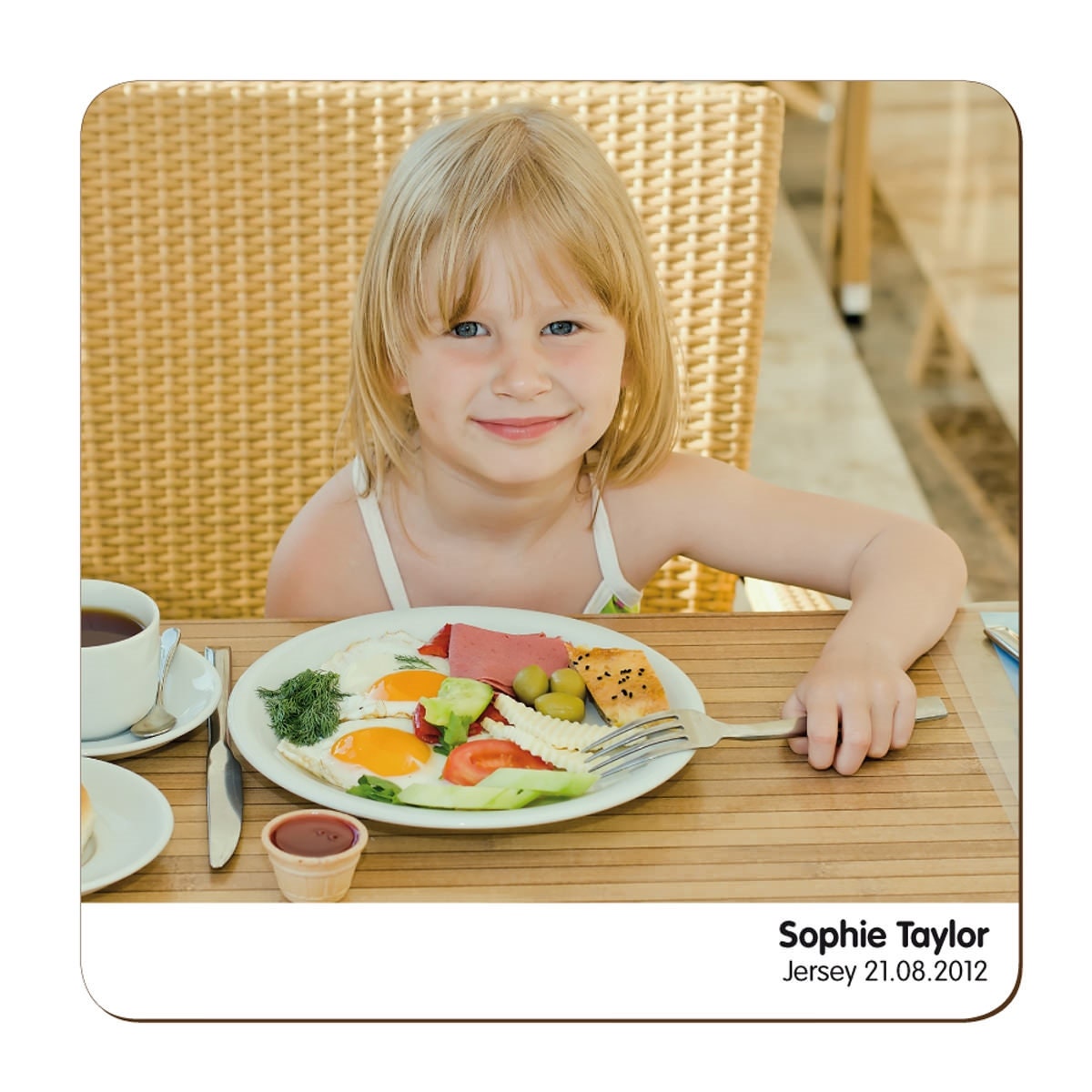 Personalised Photo Coasters ~ Christmas / Weddings / Birthdays / Holidays