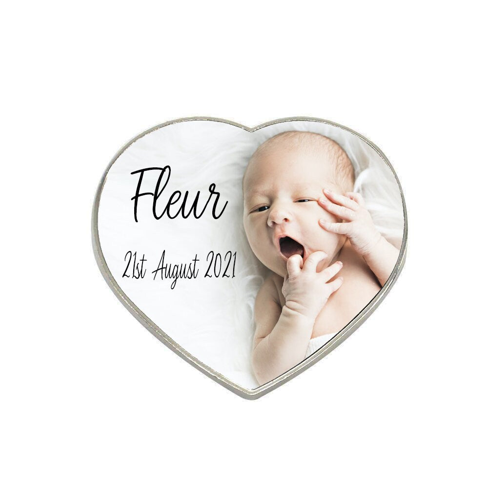 Personalised Metal Heart Fridge Magnet