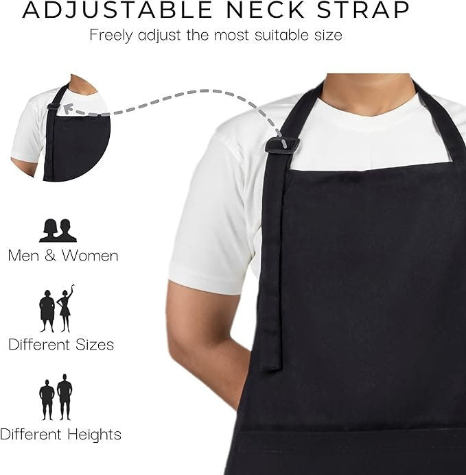 Personalised Printed Cotton Apron With Pockets - Grandma