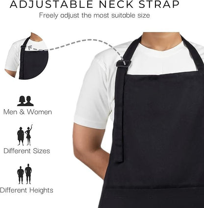 Personalised Printed Cotton Apron With Pockets - Grandma