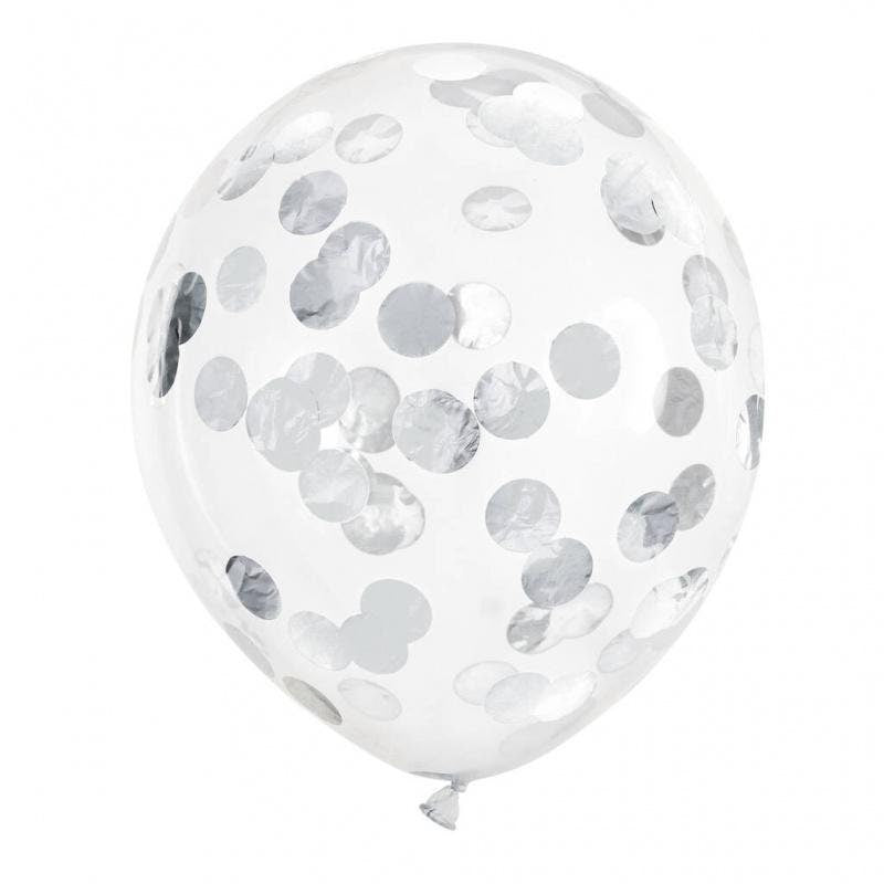 Pack 10 Foil Confetti Balloons