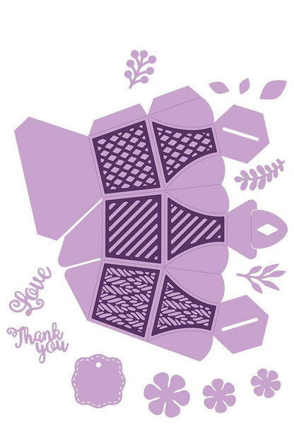 Gemini Dimensionals Die ~ Honeycomb Favour Box