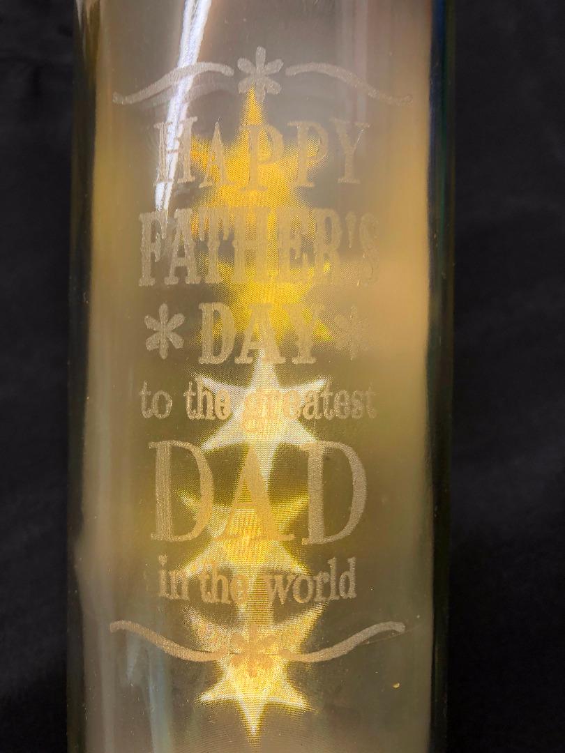 Led Bottle Light - Personalised - Fathers Day