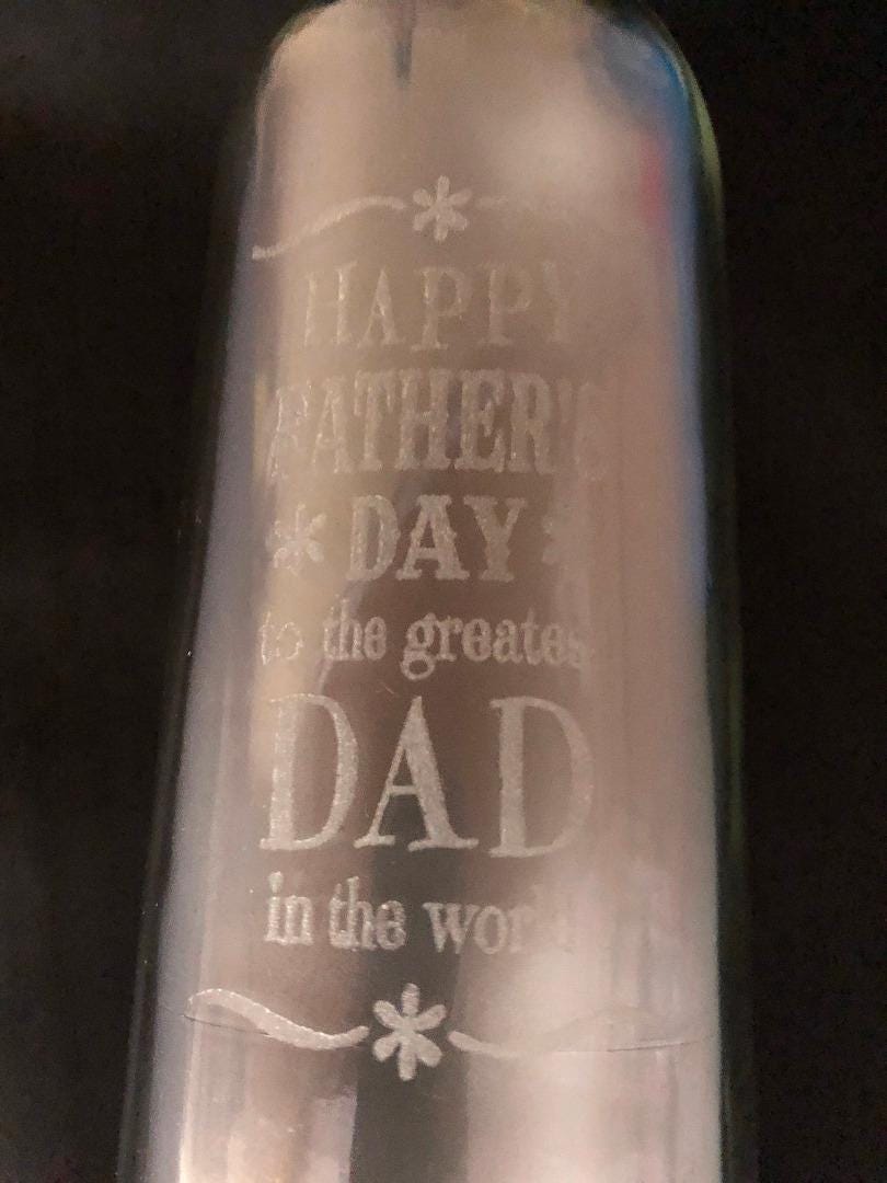 Led Bottle Light - Personalised - Fathers Day