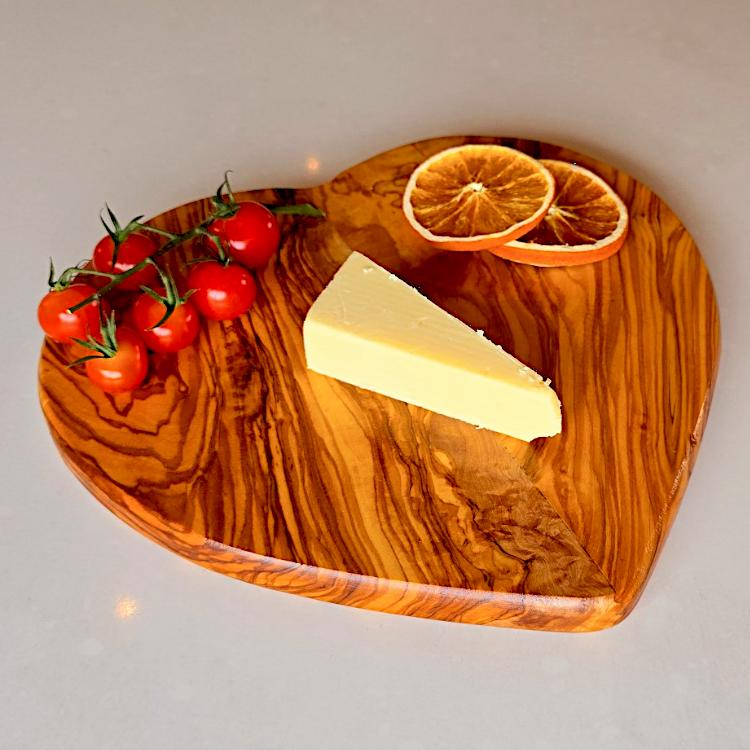 Black Up Yours Monkey Wine Bottle Holder with Heart Shaped Olive Wood Board