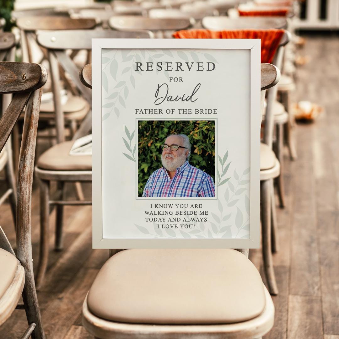 Personalised reserved For Photo Poster Frame