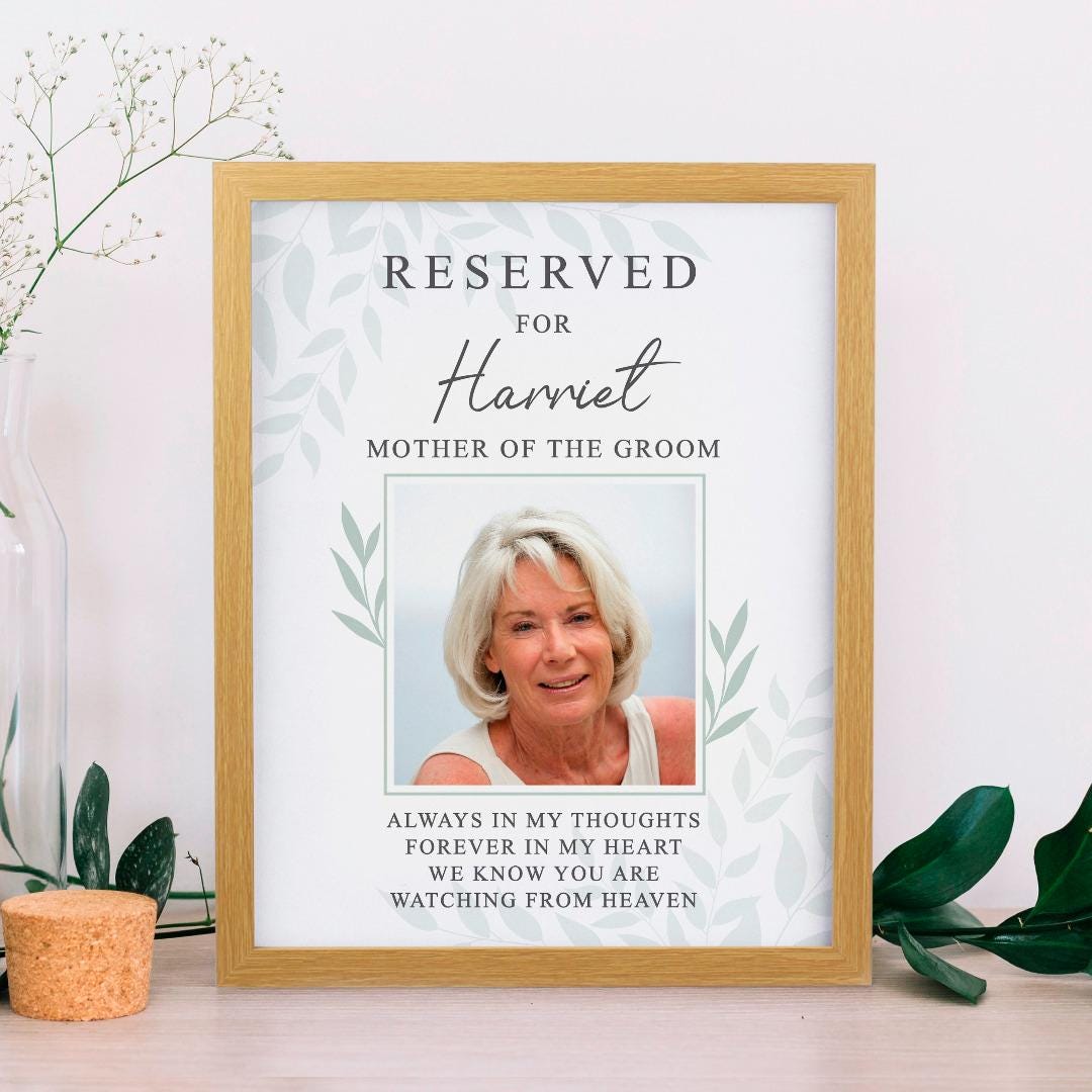 Personalised reserved For Photo Poster Frame