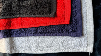 Personalised Luxury Golf Towel - Clubs Design - Assorted Colours