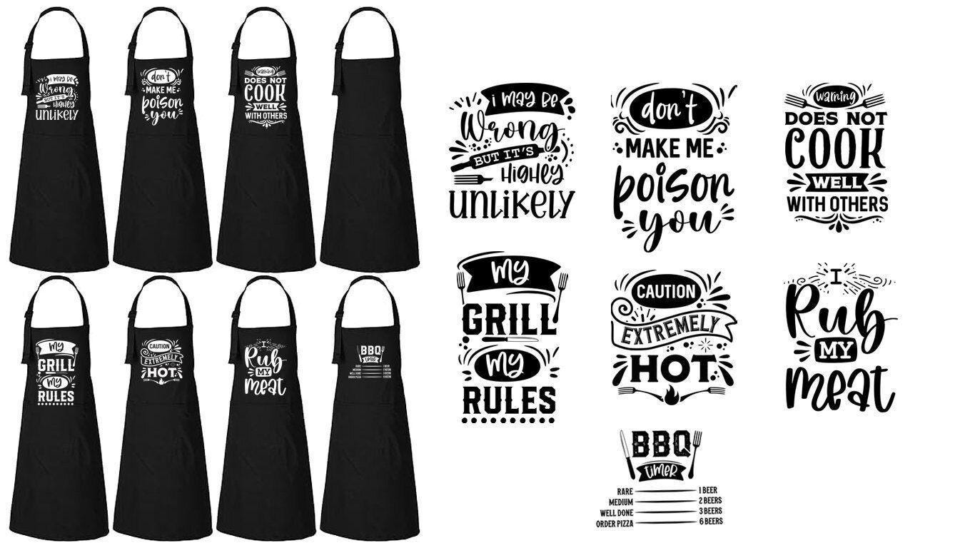 Bbq Humour Cotton Aprons