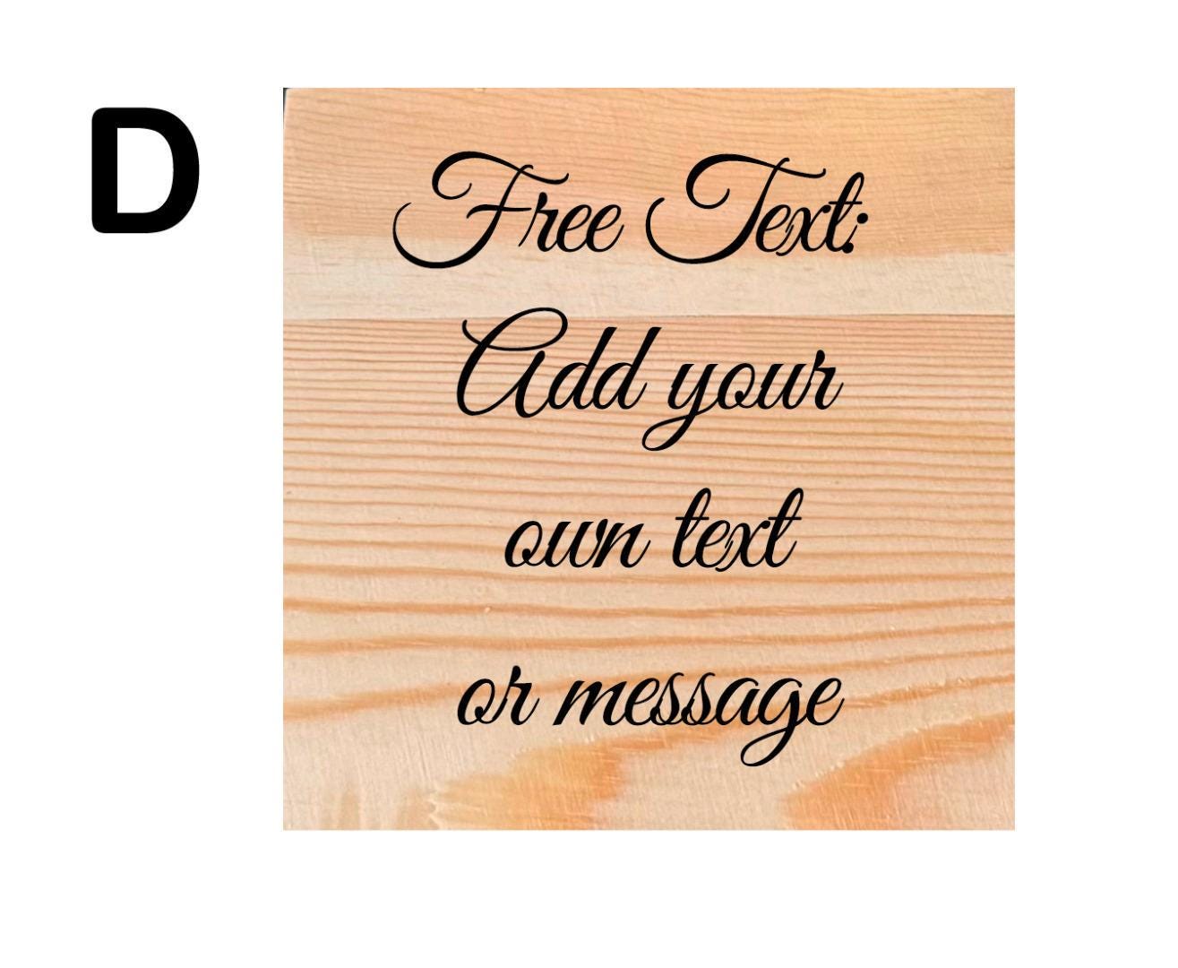 Personalised Set Of 2 Pine Abcd Childs Square Boxes