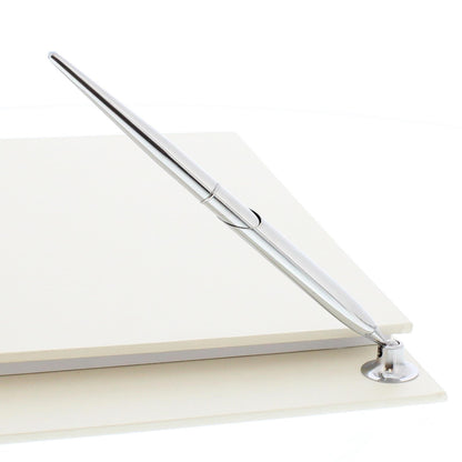 Personalised Anniversary Hardback Guest Book & Pen Set ~ 25th 40th 50th