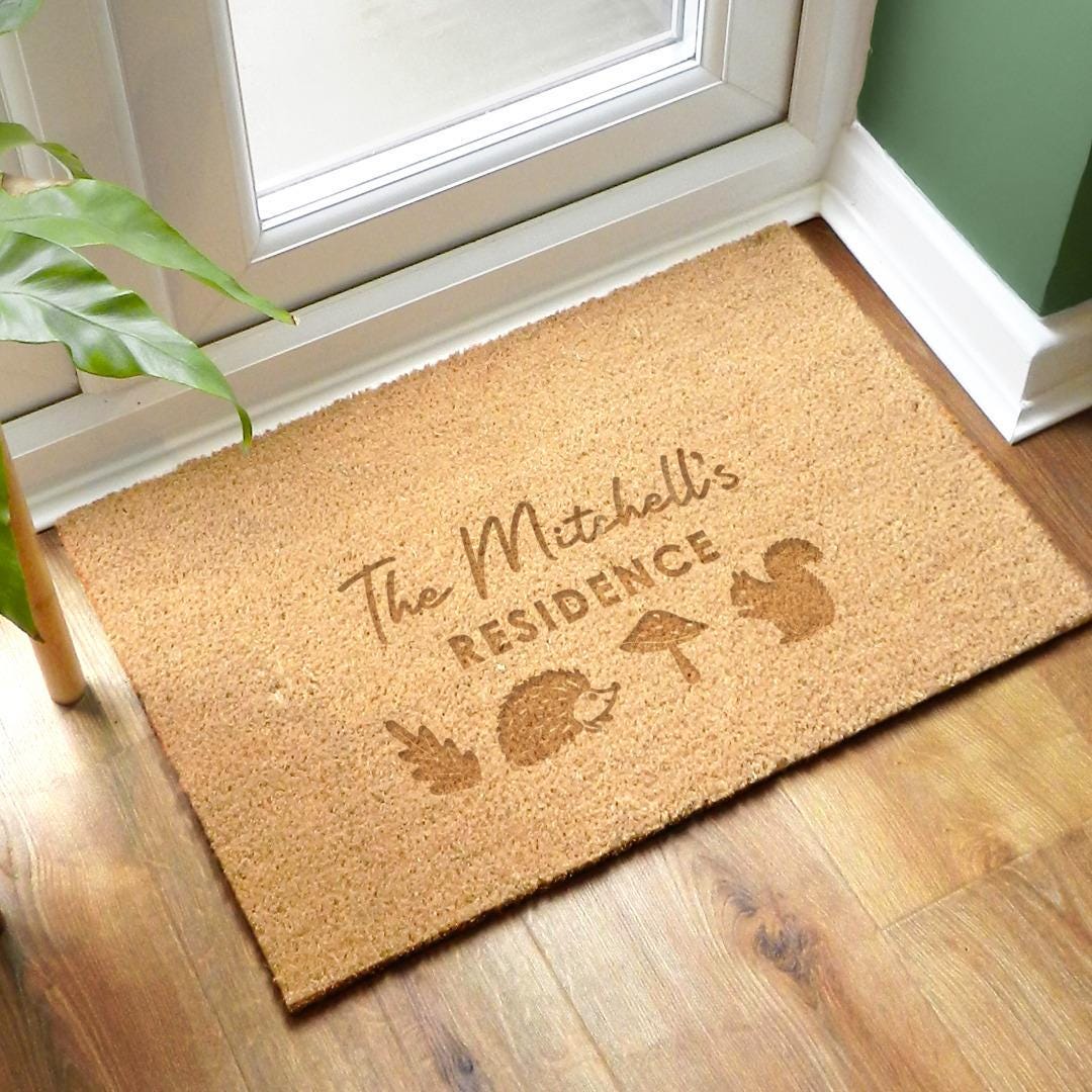 Personalised Pumpkin Doormat