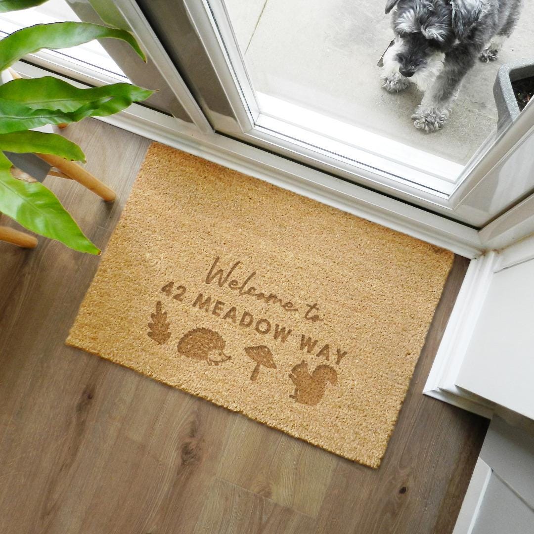 Personalised Pumpkin Doormat