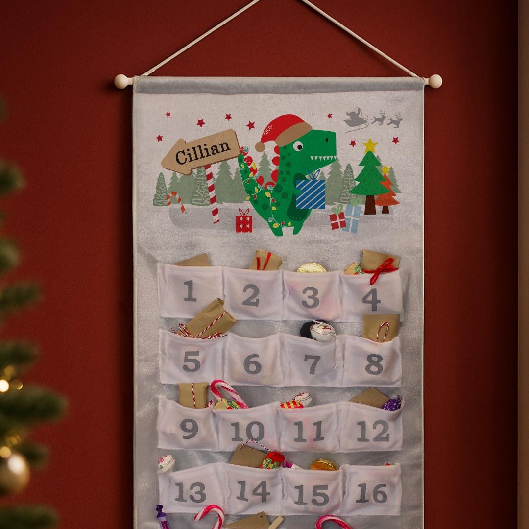 Personalised Dinosaur Advent Calendar