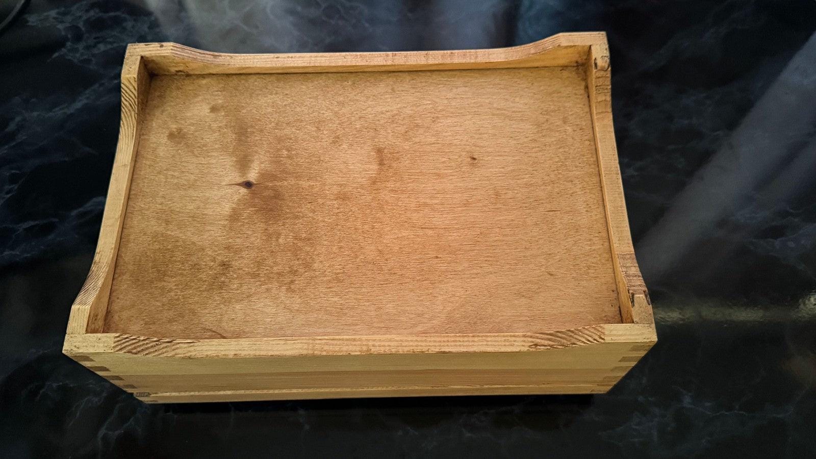 Personalised Antique Pine Style Metal Detectorist's Finds Box