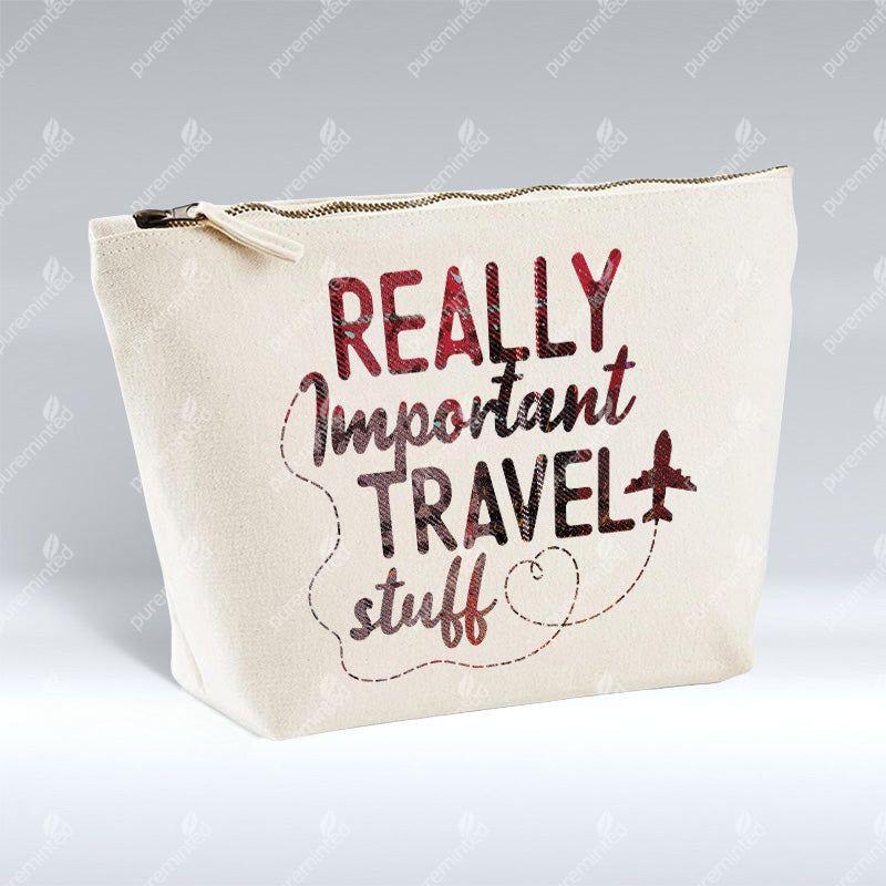 Really Important Travel Stuff - Zip Pouch