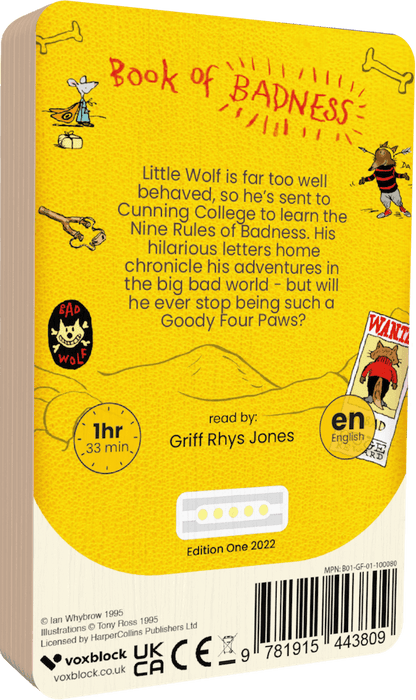 Little Wolf's Book of Badness (Audiobook)