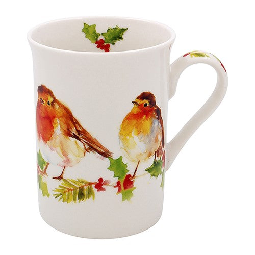 Winter Robins Mug