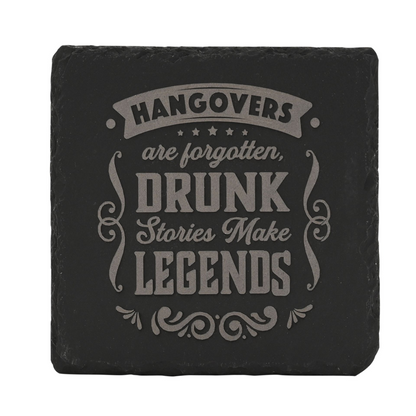 Harvey Makin Legend Slate Coaster - Hangover