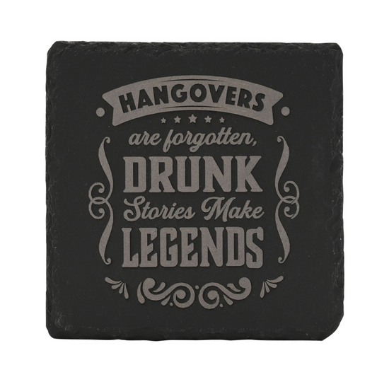 Harvey Makin Legend Slate Coaster - Hangover