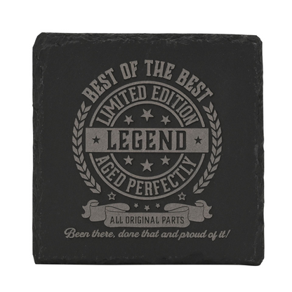 Harvey Makin Legend Slate Coaster - Best