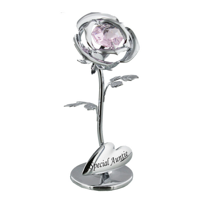 Crystocraft Celebration Rose - "Special Auntie"