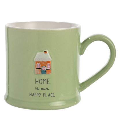 Love Life Embossed Mug - Home