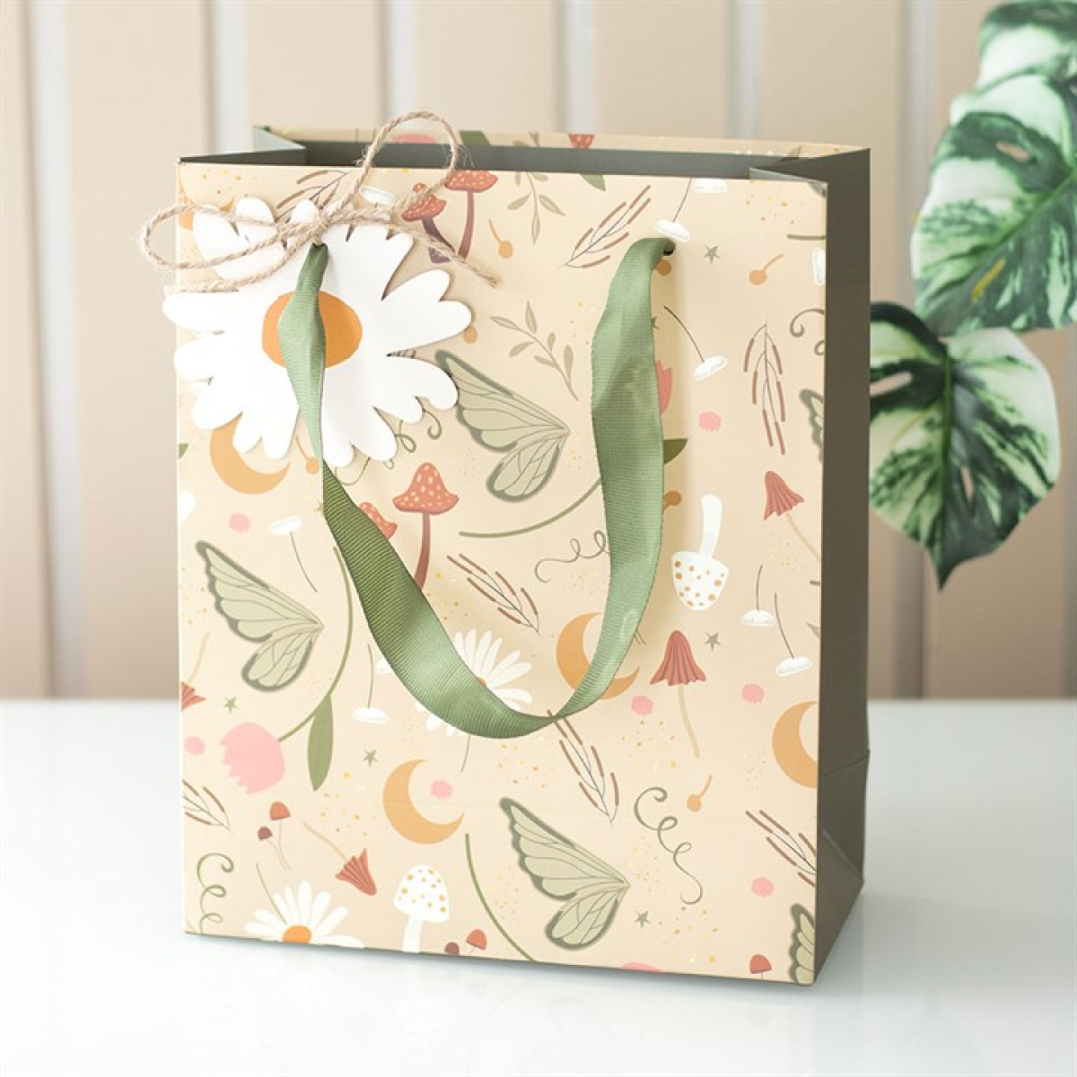 23cm Medium Fairy Folklore Print Gift Bag