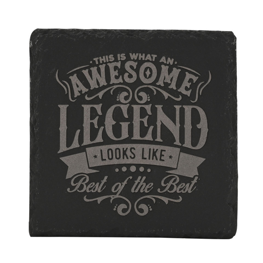 Harvey Makin Legend Slate Coaster - Awesome *(120/100)*