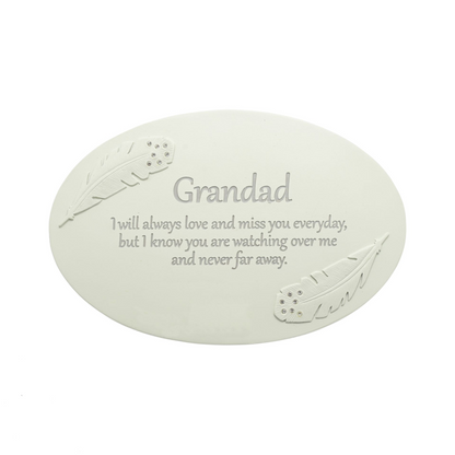 Thoughts of You Resin Memorial Plaque - Grandad