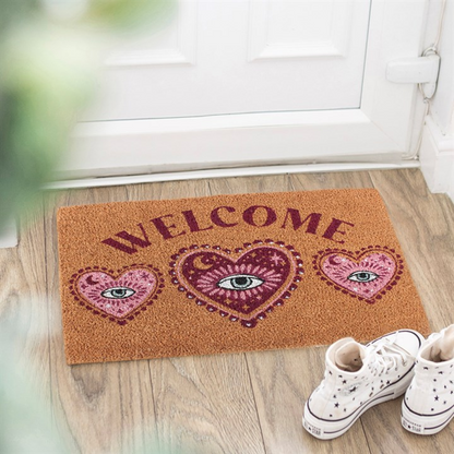 Sacred Sight Heart Welcome Doormat