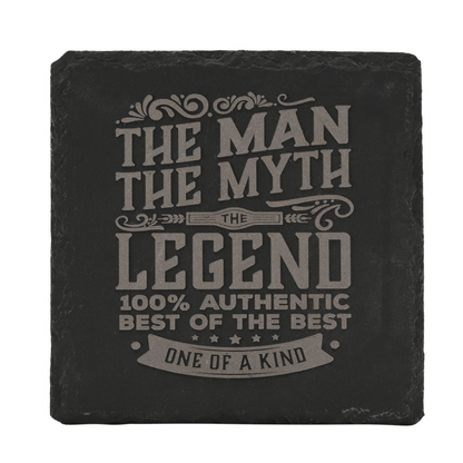 Harvey Makin Legend Slate Coaster - The Man