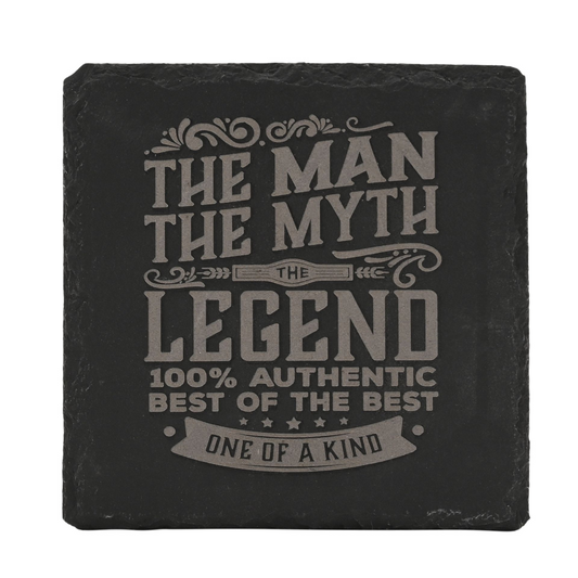 Harvey Makin Legend Slate Coaster - The Man