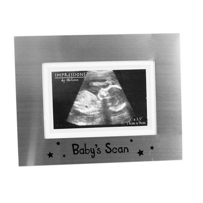 Aluminium Photo Frame Baby's Scan 5" x 3.5"