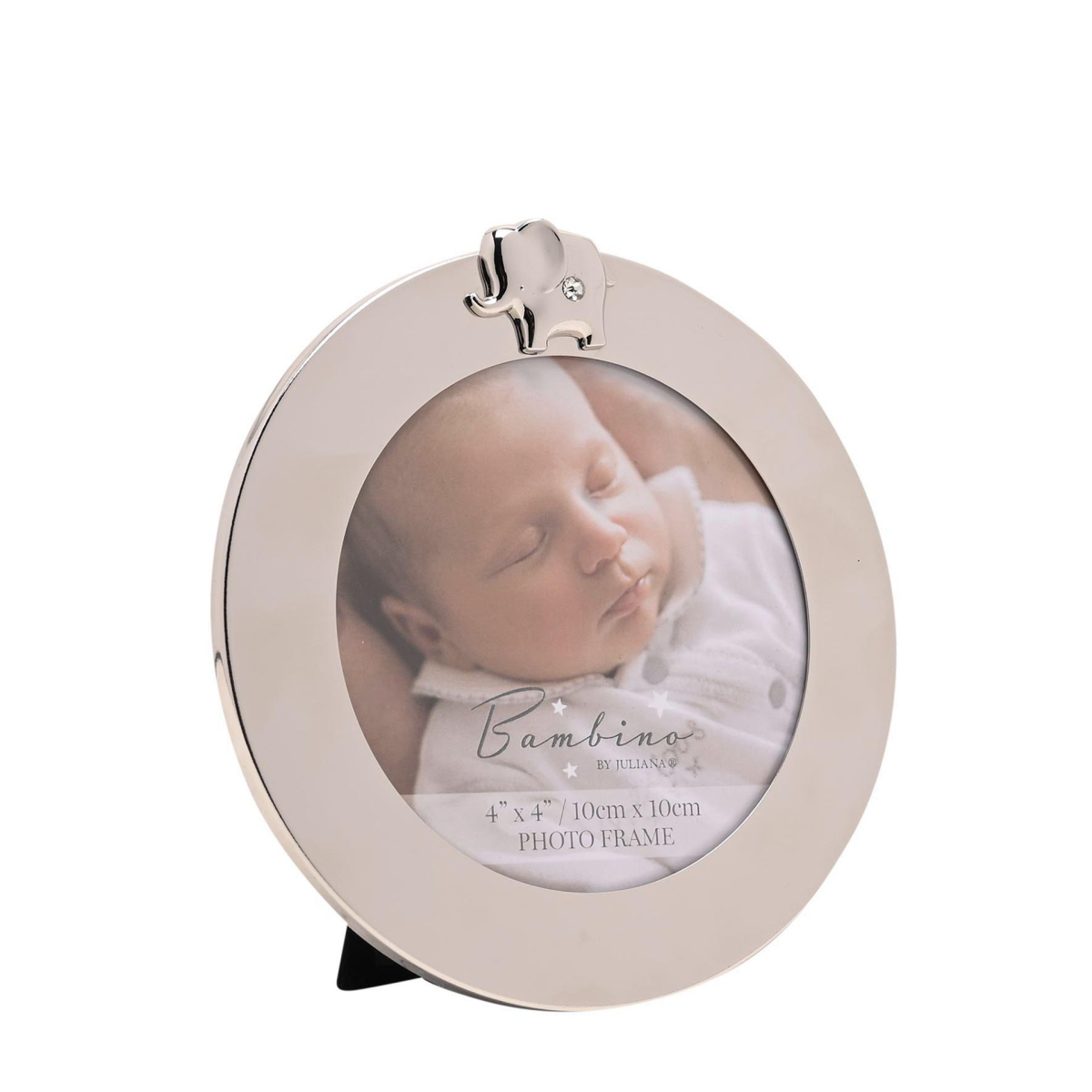 Bambino Round Frame 4" x 4"  - Elephant
