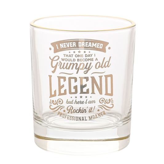 Harvey Makin Legend Tumbler Glass - Grumpy