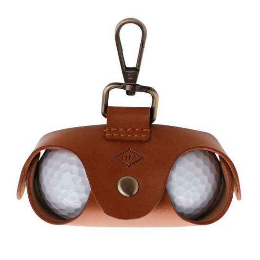 Harvey Makin Golfers Spare Balls Caddy - Tan