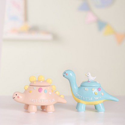 Petit Cheri Dinosaur First Tooth and Curl Set