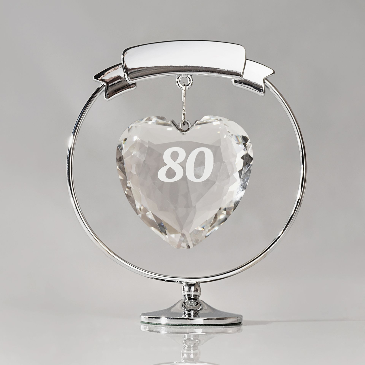 Crystocraft Freestand Crystal Heart  - 80