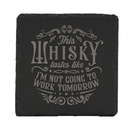 Harvey Makin Legend Slate Coaster - No Work